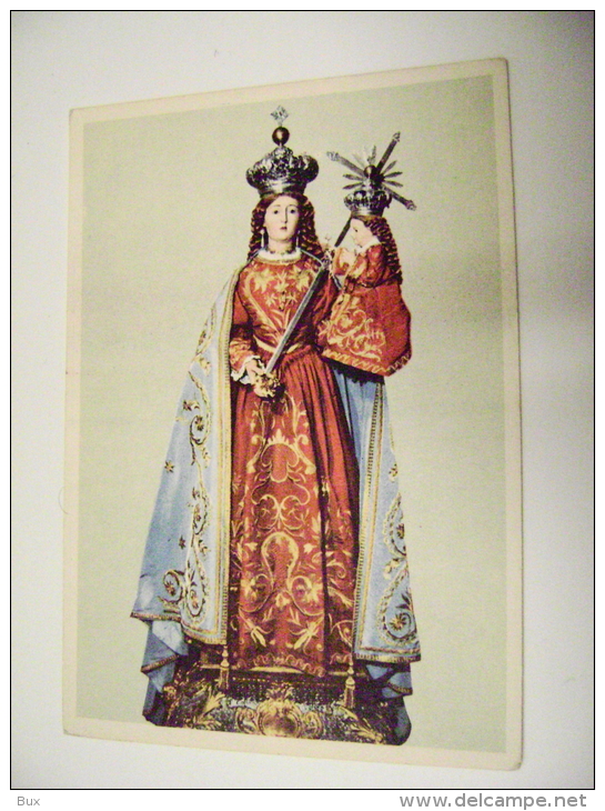 MADONNA  MARIA SS  DELLA CROCE   FRANCAVILLA  FONTANA BRINDISI    NON  VIAGGIATA   COME DA FOTO  RELIGIONE  IMMAG. OPACA - Virgen Mary & Madonnas