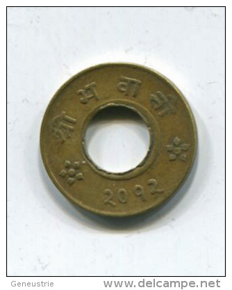 Pièce De 4 Paisa 1955 Népal - Nepal