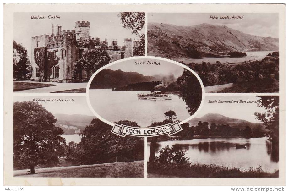 NF3 - Loch Lomond 5 Views Real Photo Pc Publ. Unknown - Dunbartonshire