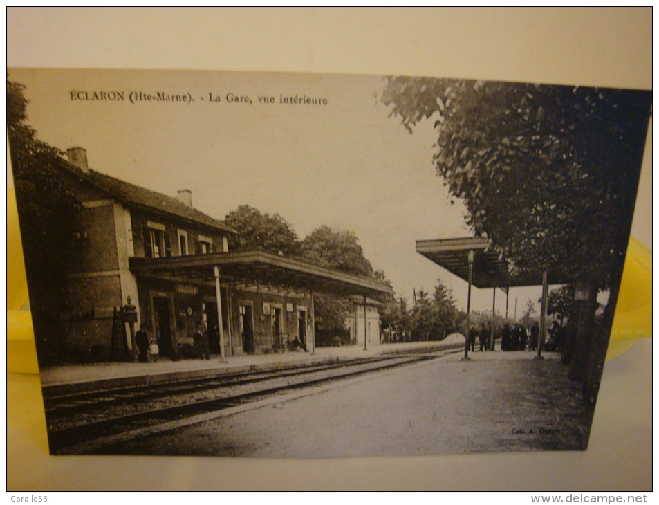 52 HAUTE MARNE ECLARON  LA GARE VUE INTERIEURE - Eclaron Braucourt Sainte Liviere