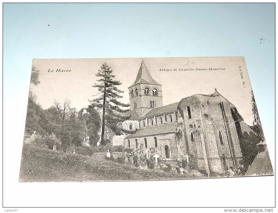 Carte Postale Ancienne : LE HAVRE : Abbaye De Graville Sainte-Honorine - Graville