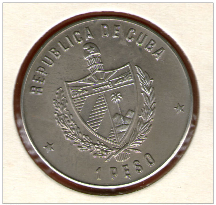 CUBA / KUBA *** 1 Peso 1988 ***  Cu-Ni - KM# 276 - 30mm - 40th Anniversary Of Cuban National Ballet - Cuba
