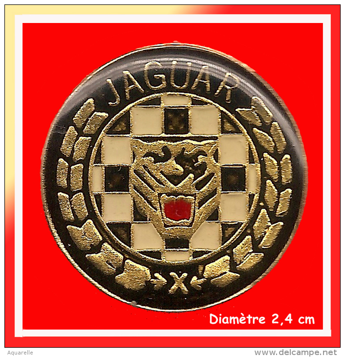 SUPER PIN´S JAGUAR : Gros Logo JAGUAR Diamètre 2,5 Cm - Jaguar