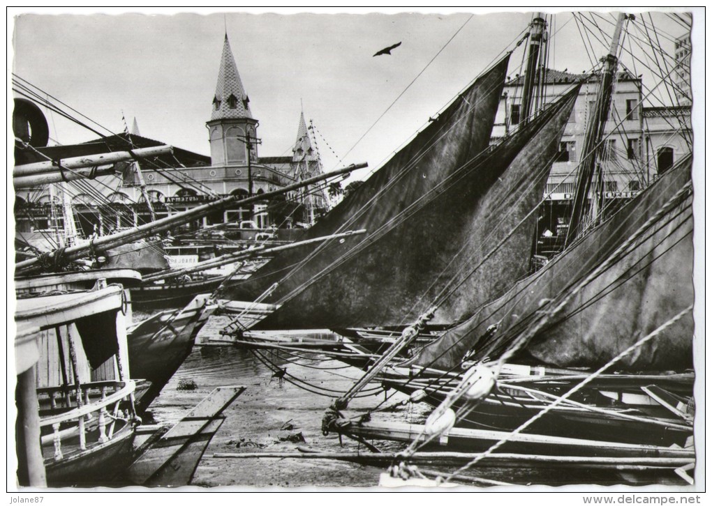 CPSM     BRESIL      BELEM         LE PORT DE PECHE - Belém