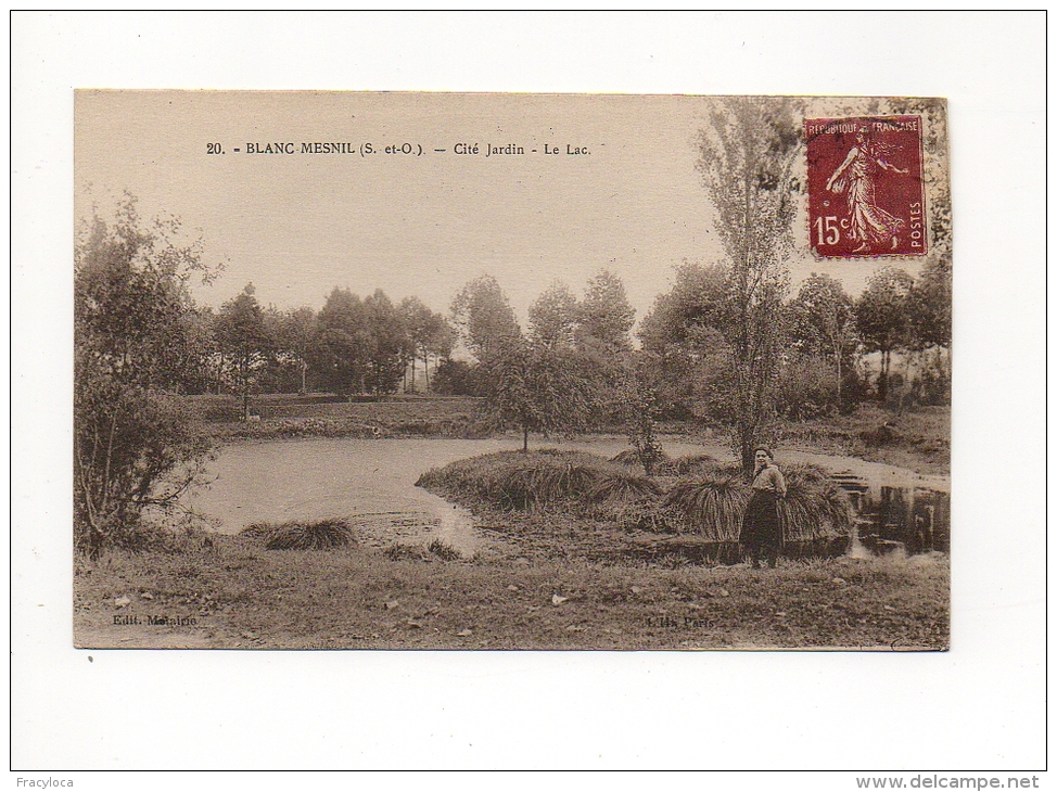 93 BLANC MESNIL Cité Jardins Le Lac En 1930 N° 20 - Le Blanc-Mesnil