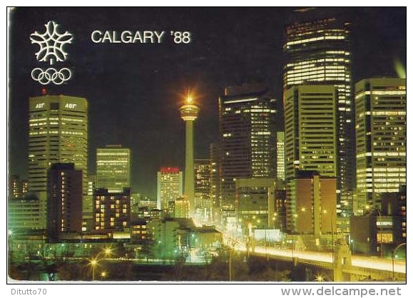 Calgary 88 - XV Olympic Winter Games - Canada - Formato Grande Viaggiata - D - Calgary