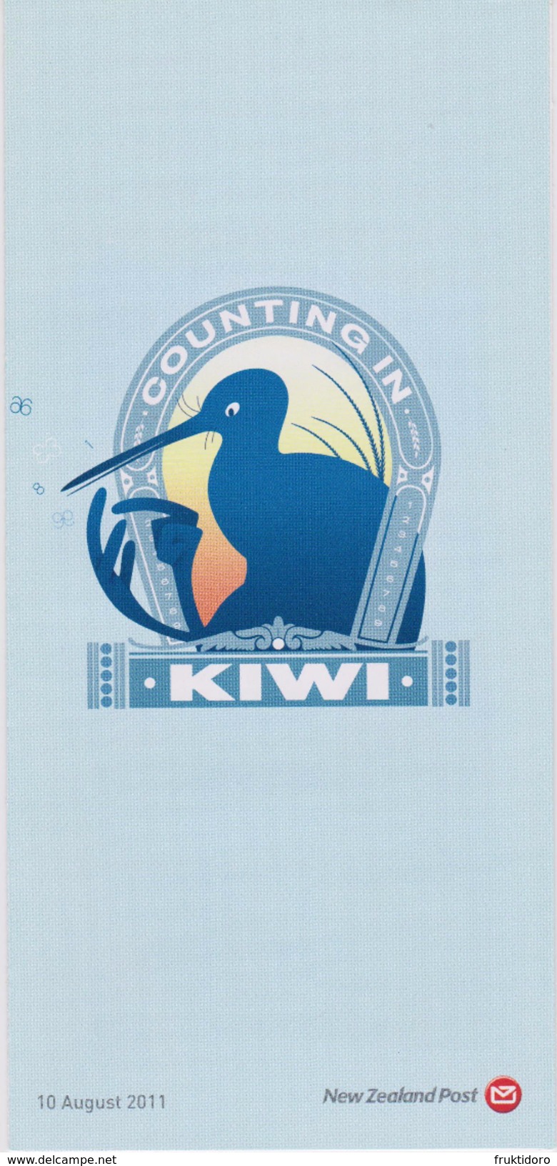 New Zealand 2011 Counting In Kiwi - Numbers - Figures - Covers & Documents