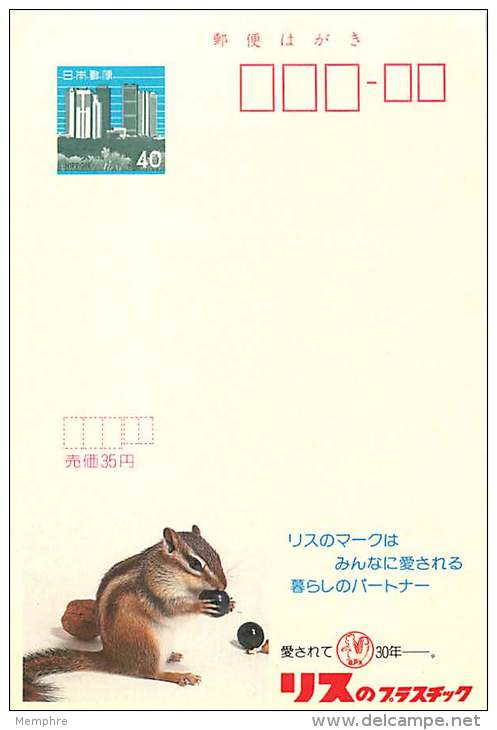 Advertising Card -  Sqirrel - Postales