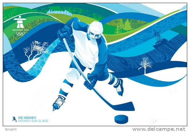 A44-005   @     2010 Vancouver Winter Olympic Games  , ( Postal Stationery , Articles Postaux ) - Hiver 2010: Vancouver