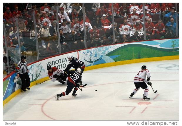 A71-79   @  Ice Hockey      2010 Vancouver Winter Olympic Games    , ( Postal Stationery , Articles Postaux ) - Hiver 2010: Vancouver