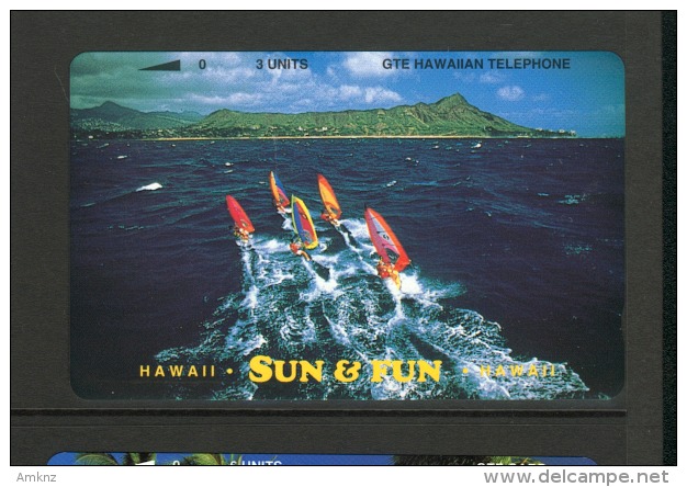 Hawaii GTE - 1992 3 Unit - Diamond Head - Sun & Fun - HAW-22 - Mint - Hawaii