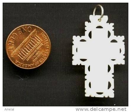 4 Mother Of Pearl Jerusalem Cross Pendant  From Jerusalem - Religion & Esotericism