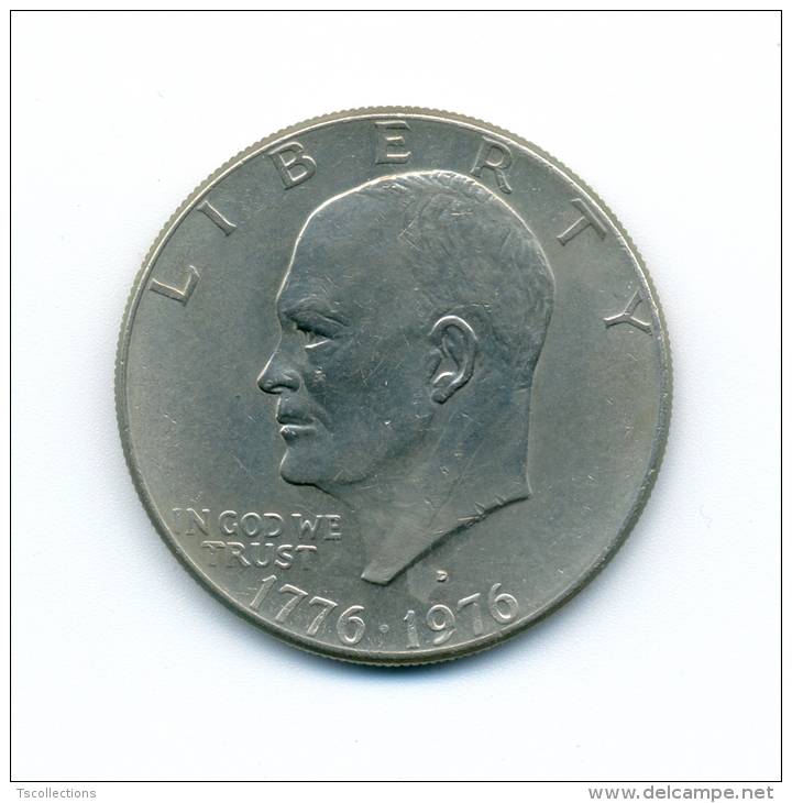 USA 1 Dollar 1976 Bicentennial Liberty Bell - 1971-1978: Eisenhower