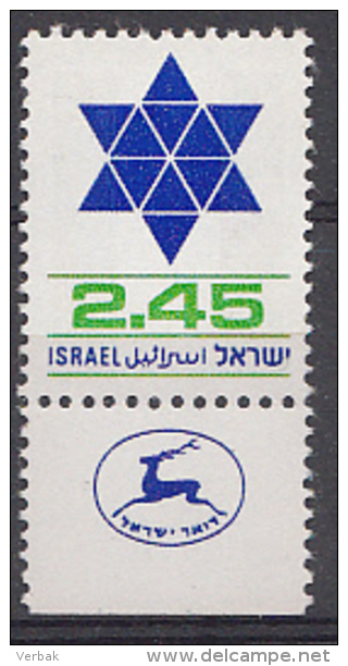 ISRAEL Mi.675 Davidstern 1976 MNH / POSTFRIS / NEUF SANS CHARNIERE - Ongebruikt (met Tabs)