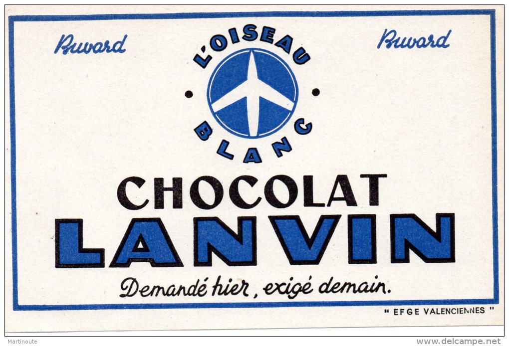 - BUVARD  Chocolat LANVIN - 560 - Chocolat