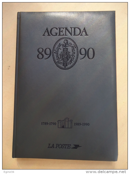 AGENDA  La Poste 89-90 -  Bicentenaire 1789-1790. Histoire Entre La France Et L'Amérique - Otros & Sin Clasificación