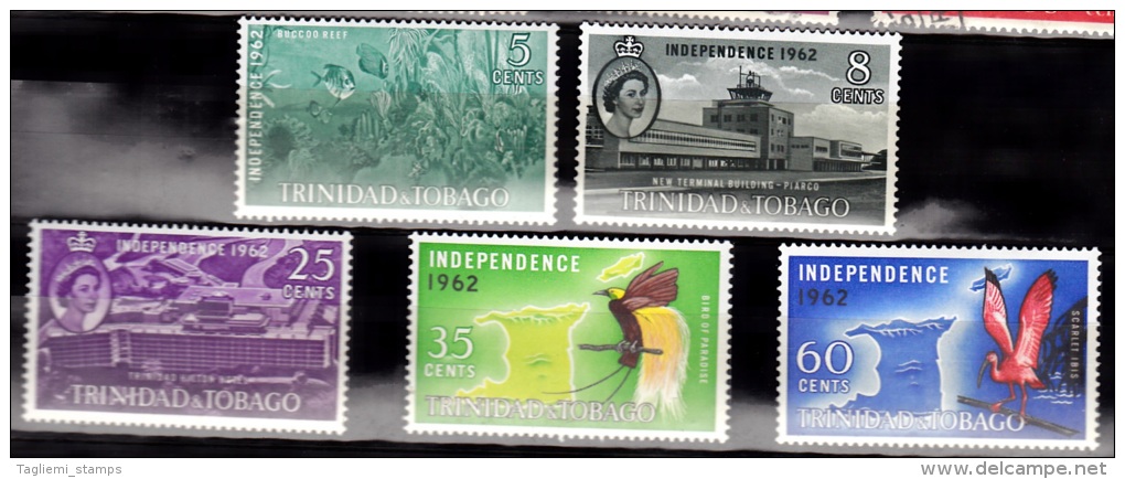 Trinidad & Tobago, 1962, SG 300-304 Set Of 5, Complete Set, MNH - Trinidad & Tobago (1962-...)