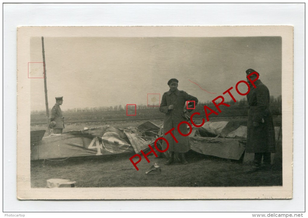 SINT-JULIAAN-St JULIEN-Avion Abattu-Carte Photo Allemande-Guerre14-18-1WK-BELGIQUE-BELGIEN-Flandern-Fliegerei-Aviation- - Langemark-Poelkapelle