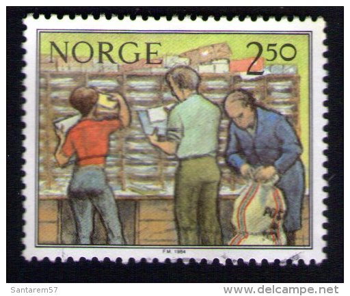 NORVEGE Oblitéré Used Stamp Le Tri Postal 1984 - Used Stamps