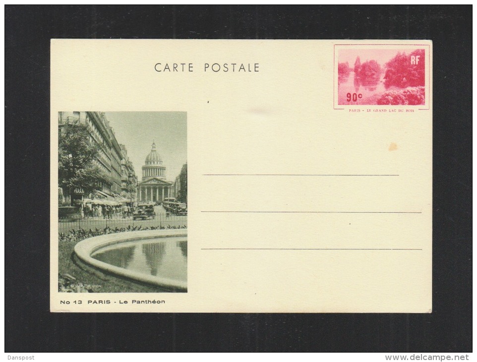 CP Paris Le Pantheon - Cartoline Postali E Su Commissione Privata TSC (ante 1995)