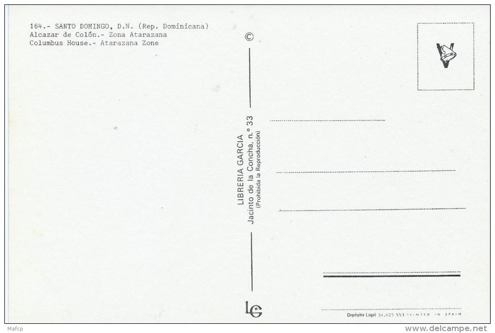 REPUBLIQUE DOMINICAINE - SANTO DOMINGO - ALCAZAR DE COLON - Andere & Zonder Classificatie