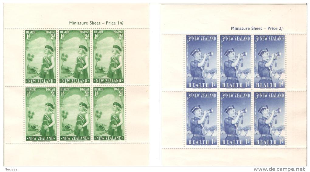Hb- 3/4 New Zeland 1958 - Unused Stamps