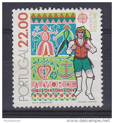 Portugal 1981 Mi. 1531     22.00 (E) Europa CEPT : Folklore - Oblitérés