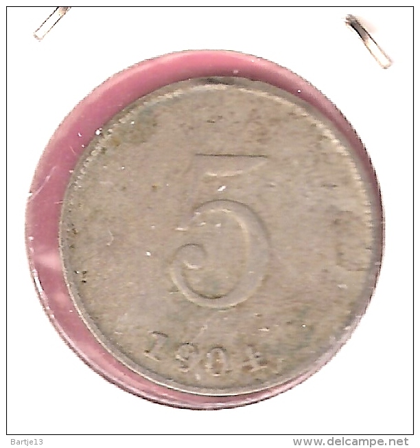 HAITI 5 CENTIMES 1904 - Haïti