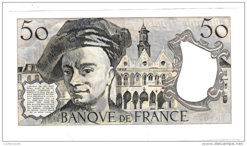 Billet - 50 Francs - Quentin De La Tour - 1983 - Lettre G.31 - Cat Fayette N°67 - 50 F 1976-1992 ''quentin De La Tour''