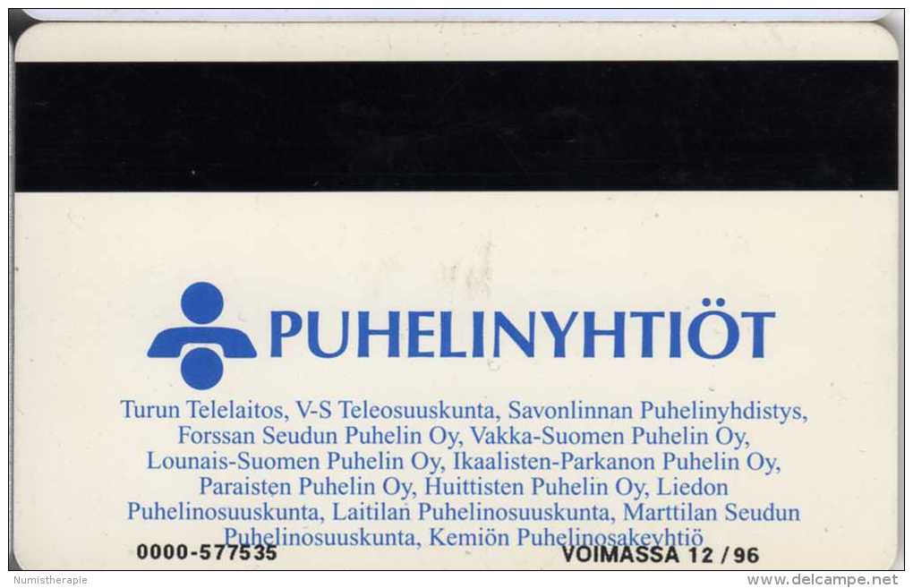 Finlande : 10 Markkaa Puhelinkortti Puhelinyhtiöt : Pièces FIM - Sellos & Monedas
