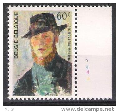 Belgie OCB 1384 (**) Met Plaatnummer 4. - 1961-1970