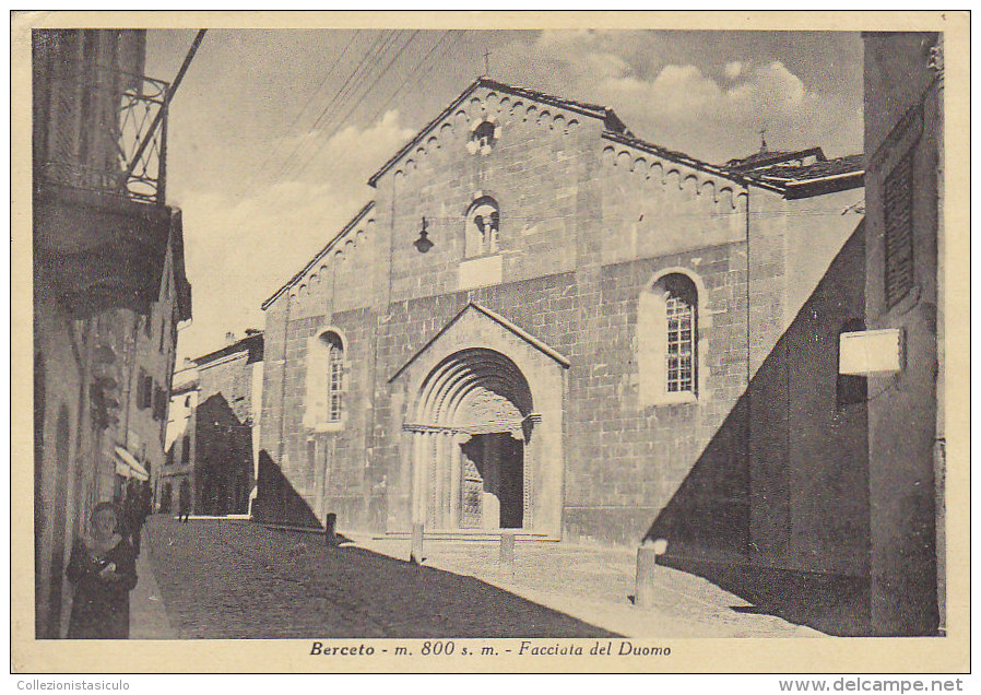 C-1074- Berceto - Facciata Del Duomo - F.g. Opaca Viaggiata - Parma