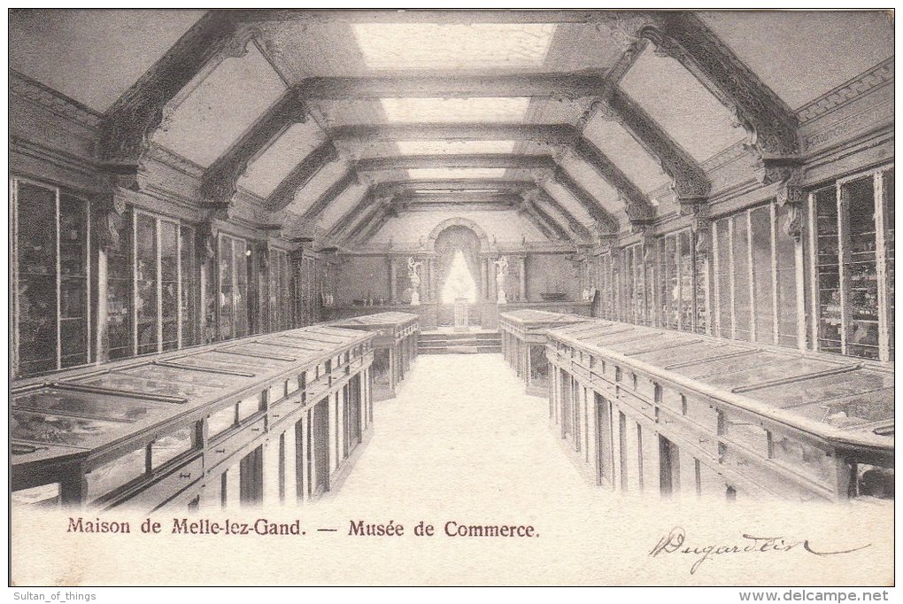 Cpa/pk 1904 Melle Maison De Melle-lez-Gand Musée De Commerce - Melle