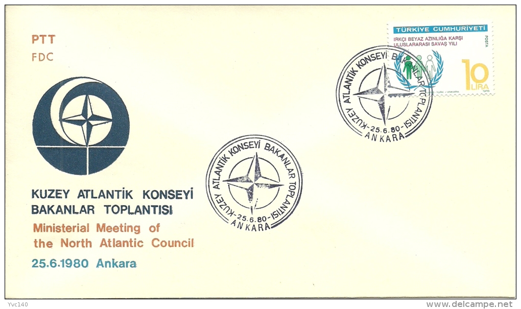 Turkey; Special Postmark 1980 NATO Ministerial Meeting, Ankara - NATO