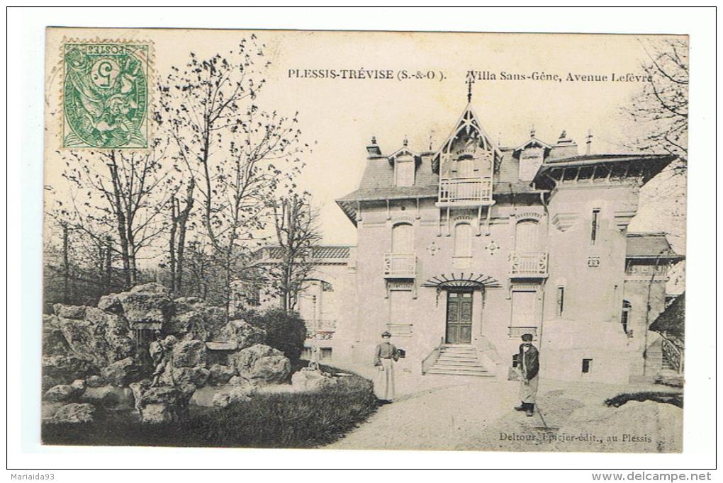 LE PLESSIS TREVISE - VAL DE MARNE - VILLA SANS GENE AVENUE LEFEVRE - Le Plessis Trevise