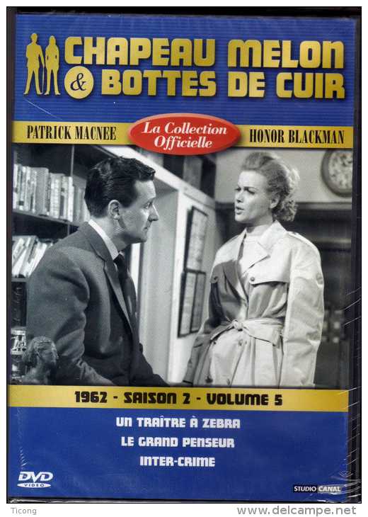 CHAPEAU MELON ET BOTTES DE CUIR SAISON 2 VOLUME 5 - 1962  - SOUS BLISTER EN VERSION ORIGINALE ( COLLECTION OFFICIELLE ) - TV-Serien