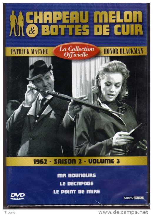 CHAPEAU MELON ET BOTTES DE CUIR SAISON 2 VOLUME 3  - 1962  - SOUS BLISTER EN VERSION ORIGINALE ( COLLECTION OFFICIELLE ) - TV-Serien