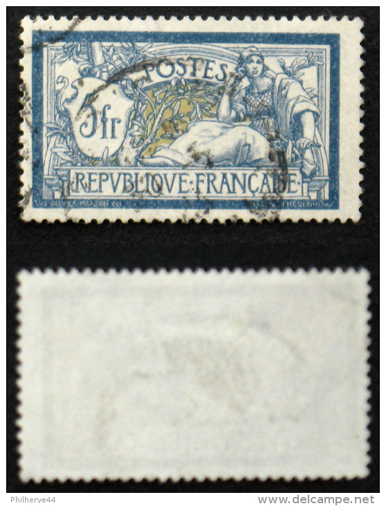 N° 123 5F MERSON TB Oblit Cote 6€ - 1900-27 Merson