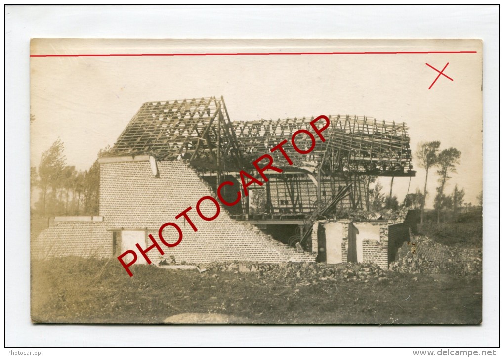 TEN BRIELEN-Carte Photo Allemande-Guerre14-18-1WK-BELGIQUE-BELGIEN-Flandern- - Comines-Warneton - Komen-Waasten