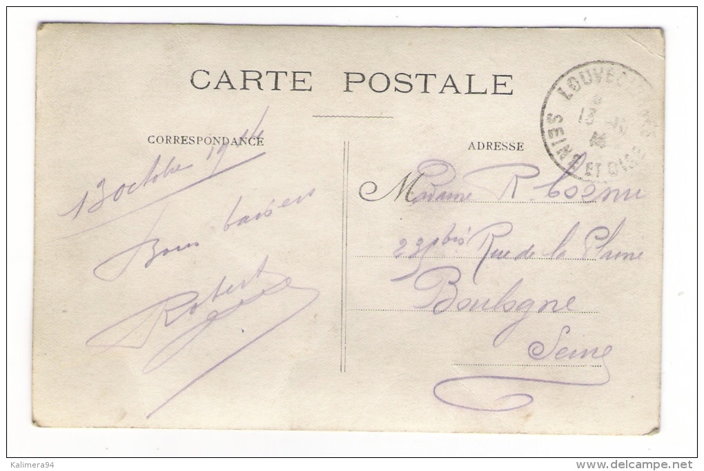 YVELINES / ROCQUENCOURT / CAMPAGNE 1914 , 20ème TRAIN , 25ème Compagnie , 5ème Section / GROUPE  DE MILITAIRES - Rocquencourt