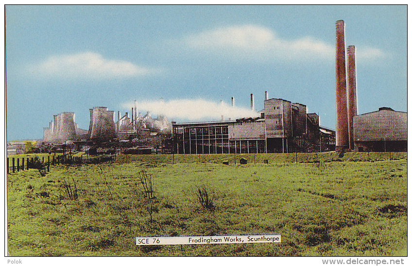 Aj - Rare Cpsm Petit Format Frodinghamp Works, Scunthorpe (centrale Nucléaire) - Autres & Non Classés