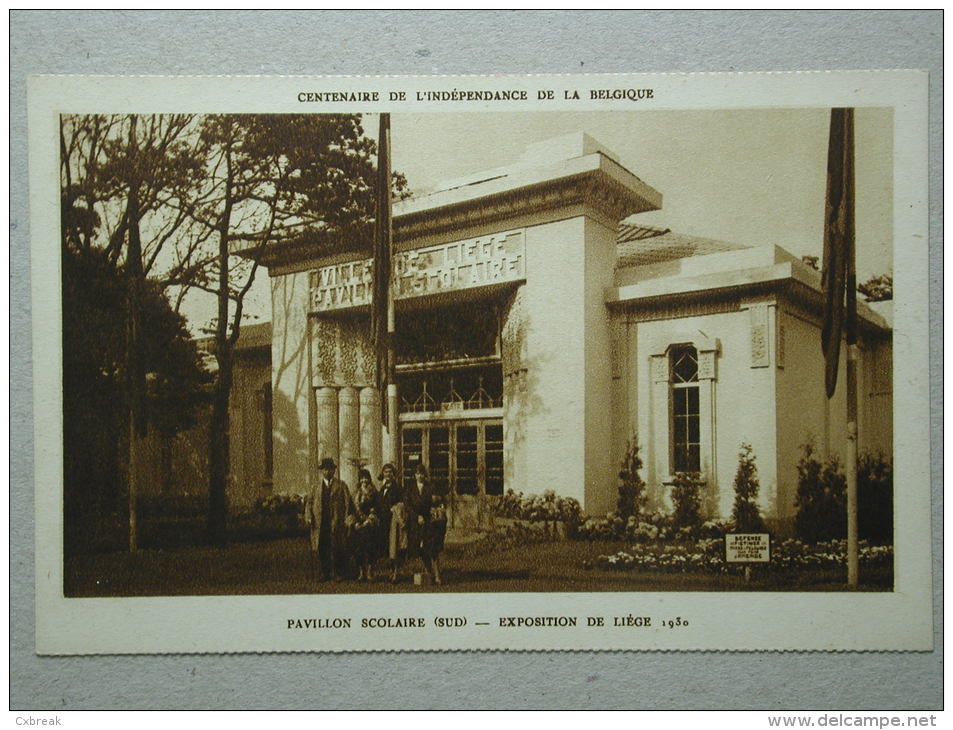 Exposition De Liège 1930, Pavillon Scolaire (Sud) - Liege