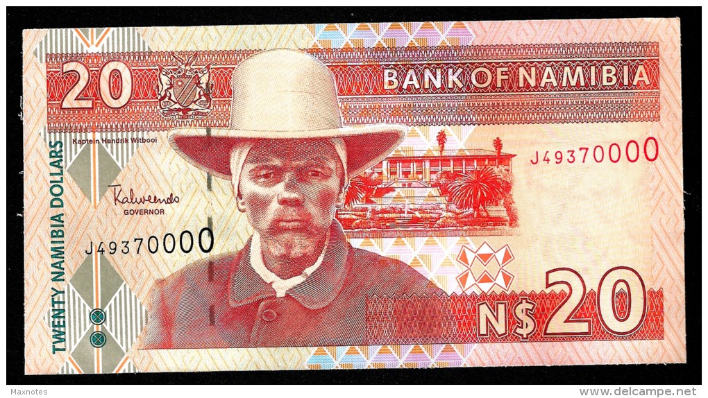 NAMIBIA  : Banconota 20  Dollars  - 2002 - P6 - FDS - Namibië