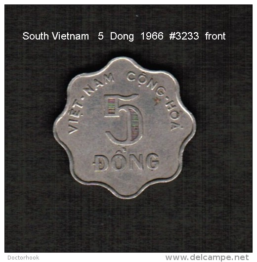 SOUTH VIETNAM    5  DONG  1966  (KM # 9) - Viêt-Nam