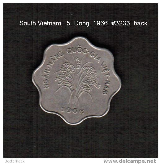 SOUTH VIETNAM    5  DONG  1966  (KM # 9) - Viêt-Nam