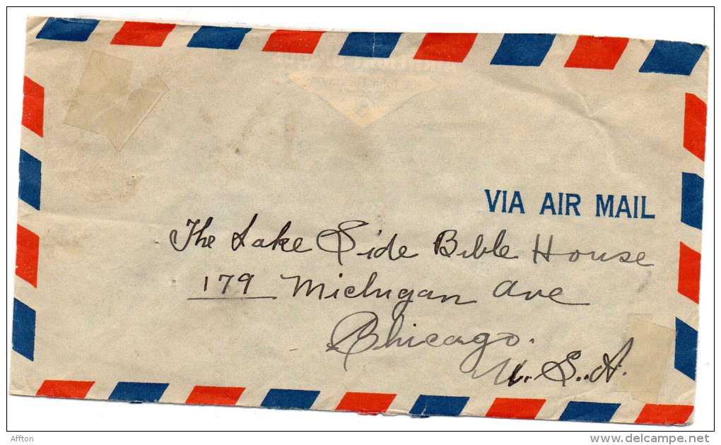 Jamaica Old Cover Mailed To USA - Jamaica (...-1961)