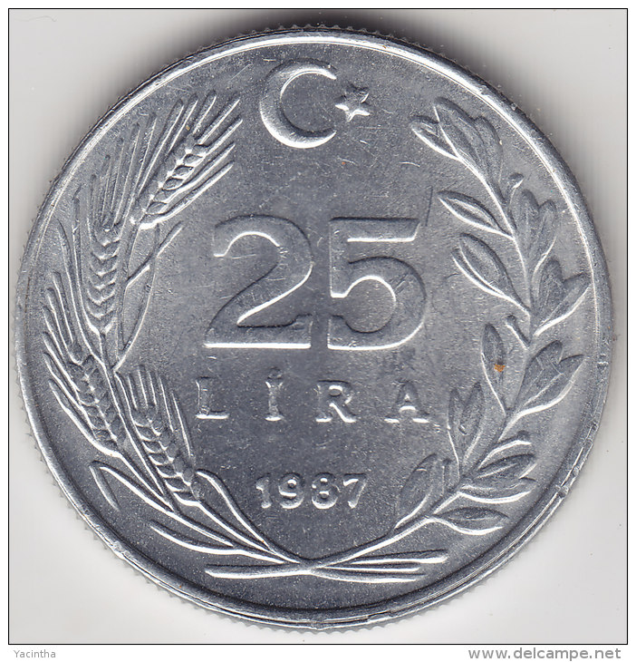 @Y@    Turkije   25 Lira  1987      (2497) - Turkije