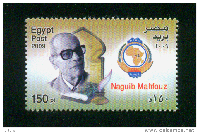 EGYPT / 2009 / NAGUIB MAHFOUZ / NOBEL PRIZE IN LITERATURE / MNH / VF. - Ongebruikt