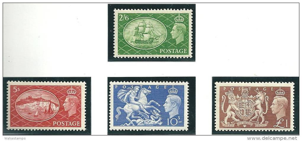 Great Britain 1951 SG 509-12 MNH** - Ohne Zuordnung