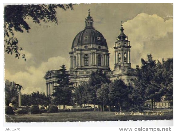 Torino - Basilica Di Superga -  Formato Grande Viaggiata - D - Altri Monumenti, Edifici